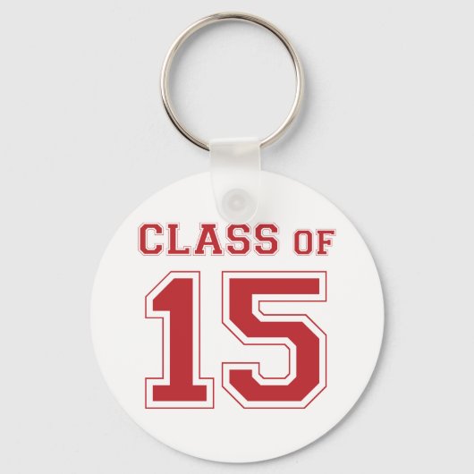 Porte-clés Classe de 2015 - Rouge (Recto)