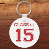 Porte-clés Classe de 2015 - Rouge (Recto)