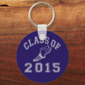 Porte-clés Classe De 2015 Track & Field - Grey 2 (Recto)