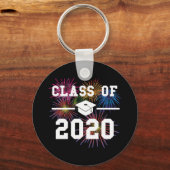 Porte-clés Classe de 2020 Graduation (Recto)