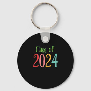 Porte-clés Classe de 2024 Retour à l'année d'obtention du dip