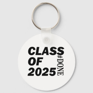 Porte-clés Classe de 2025 Terminé Graduation pour lui Ses Fem
