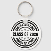 Porte-clés Classe de 2026 Graduation (Verso)
