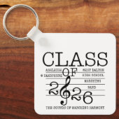 Porte-clés Classe de 2026 Marching Band Graduate Inspirationa (Recto)