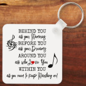 Porte-clés Classe de 2027 Marching Band Graduate Inspirationa (Verso)