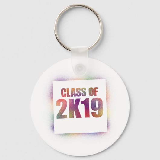Porte-clés classe de 2k19, classe de 2019 (Recto)