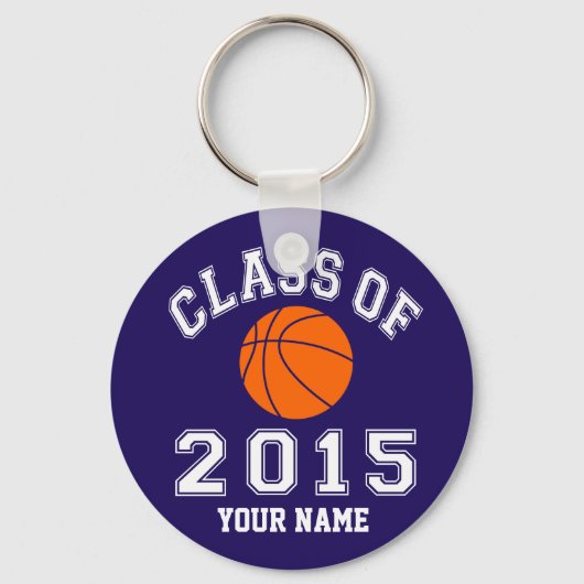 Porte-clés Classe de basket-ball 2015 (Recto)