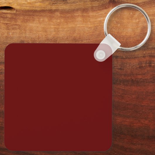 Porte-clés Classe de Burgundy Red Graduate 2023 (Verso)