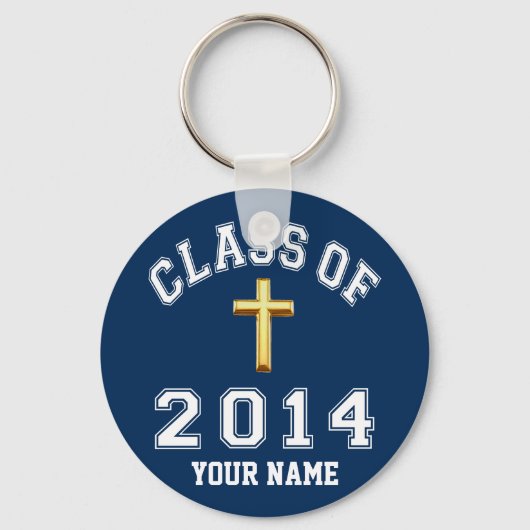 Porte-clés Classe De Croix Chrétienne 2014 (Recto)
