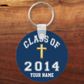Porte-clés Classe De Croix Chrétienne 2014 (Recto)