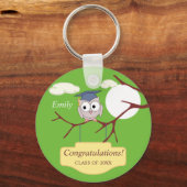 Porte-clés Classe de félicitations personnalisée de 2021 (Recto)