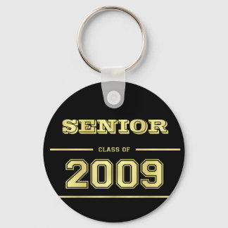 Porte-clés Classe de fin d'études de 2009 Key Ring - Noir et
