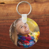 Porte-clés Classe de photo 2023 | Nom Graduation (Recto)