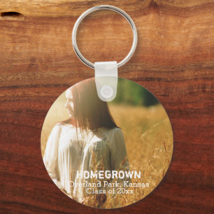 Porte-clés Classe de photos de la campagne rustique de 20XX