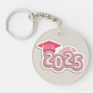 Porte-clés Classe de Porte - clé acrylique 2025 Graduation po