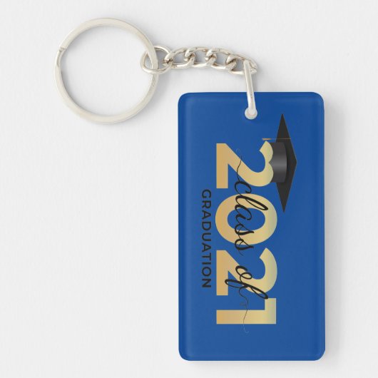 Porte-clés Classe de Porte - clé de diplômes 2021 (Devant)