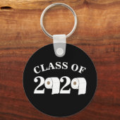 Porte-clés classe de rouleau de papier toilette de 2020 drôle (Recto)