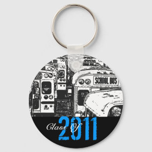 Porte-clés Classe d'obtention du diplôme de l'autobus 2011 d