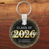 Porte-clés Classe d'or noir de 2023 (Verso)