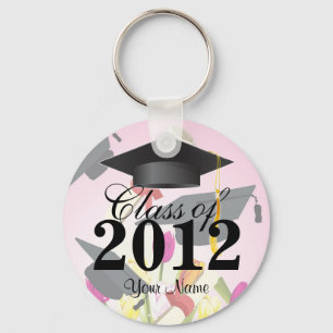 Porte-clés Classe du rose 2012 de porte - clé d'obtention du