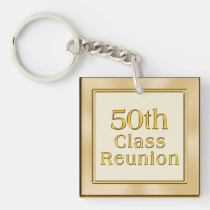 Porte-clés Classe Golden 50th Class Reunion Souvenirs préfé