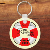 Porte-clés Classe Life Preserver Réunion Croisière (Recto)