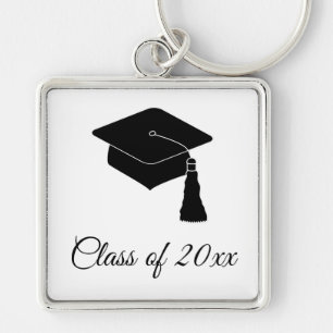 Porte-clés Classe minimaliste de Casquette Grad de 2018
