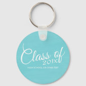 Porte-clés Classe personnalisée de pour Graduation ou Réunion (Recto)