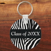 Porte-clés Classe Personnalisée Zebra De Porte - clé (Recto)