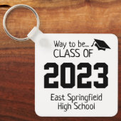 Porte-clés Classe personnelle 2023 Slogan (Recto)