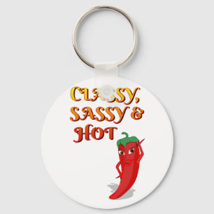 Porte-clés Classé Sassy Et Hot Pepper Diva