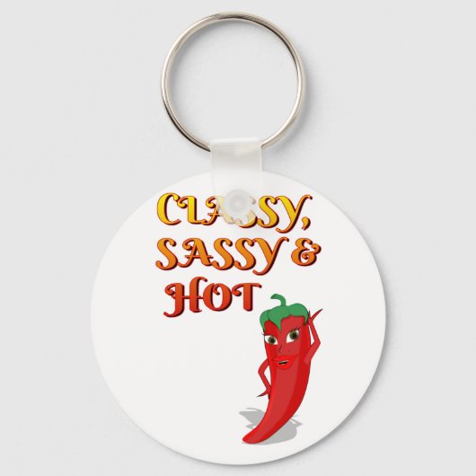 Porte-clés Classé Sassy Et Hot Pepper Diva (Recto)