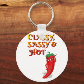 Porte-clés Classé Sassy Et Hot Pepper Diva (Recto)
