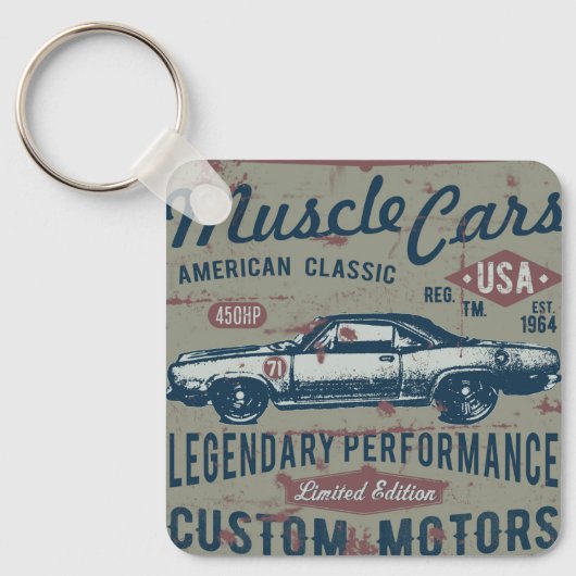 Porte-clés Classic Car Retro (Recto)