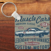 Porte-clés Classic Car Retro (Recto)