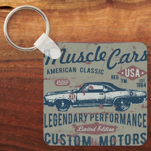 Porte-clés Classic Car Retro (Recto)