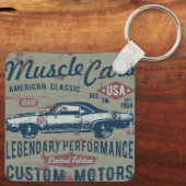 Porte-clés Classic Car Retro (Verso)