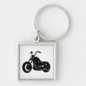 Porte-clés Classic Cruiser Motorcycle Design (Devant)