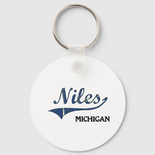 Porte-clés Classic de Niles Michigan City (Recto)