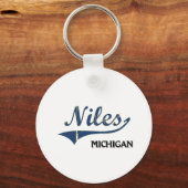 Porte-clés Classic de Niles Michigan City (Recto)