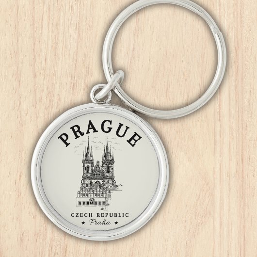 Porte-clés Classic Prague Czech Republic Landscape