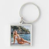 Porte-clés CLASSIC! 🔑 Premium Keychain – Add Image or Text (Devant)