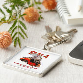 Porte-clés Classic Southern Pacific GS-4 Steam Locomotive (Côté)