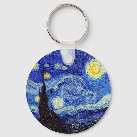 Porte-clés Classic Starry Night Produits inspirés Van Gogh (Recto)
