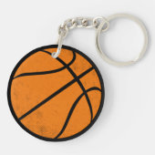 Porte-clés Classic Varsity Basketball Hoops Game Day Style (Dos)
