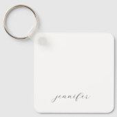 Porte-clés Classical Handwriting Minimalist Professional (Recto)