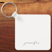 Porte-clés Classical Handwriting Minimalist Professional (Recto)