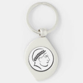 Porte-clés Classical Victory Laurel Profile Keychain  (Devant)
