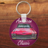 Porte-clés Classique américain 1960 Cadillac (Recto)