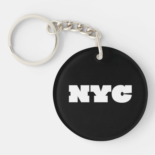 Porte-clés Classique de NYC (Devant)